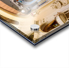 Grand concert hall with organ and empty seats. Acrylic print