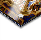 Stunning ornate synagogue interior featuring colorful arches an Acrylic print