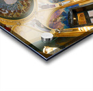Grand hall with elaborate murals dome and stained glass. Acrylic print