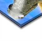 Iconic Moai statue stands tall on Easter Island. Acrylic print