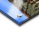 Easter Island Moai statues against ocean and cliffs. Acrylic print