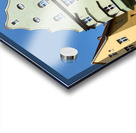 Old town dinkelsbuhl on the romantic road in bavaria Acrylic print