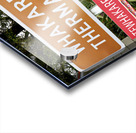 Whakarewarewa thermal village entrance in Rotorua New Zealand Acrylic print