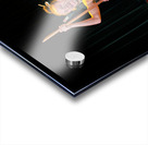 Two performers present a Maori haka dance in Auckland Acrylic print