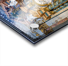 Visitors at the altar of Church of St. Ignatius of Loyola in Rom Acrylic print