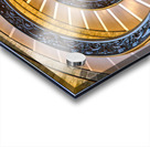 Visitors walk down Bramante staircase in Vatican Museums in Rome Acrylic print