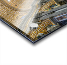 Visit to Saint Peters Basilica in Rome with Berninis baldacchi Acrylic print