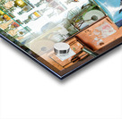 Man working in a perfumery in the old city of Jerusalem Acrylic print