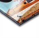 Orthodox Jews pray at the Western Wall in Jerusalem Acrylic print