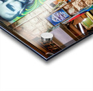 Fresh produce and activity in Mahane Yehuda Market Jerusalem Acrylic print