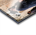 Prayers at the western wall in jerusalem Acrylic print