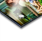 Local vendor sells fresh produce in Mahane Yehuda Market Acrylic print