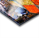 Visitors explore food stands at Mahane Yehuda Market in Jerusale Acrylic print