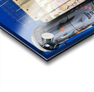 Wall and artwork near a guard tower in Bethlehem Jerusalem Acrylic print