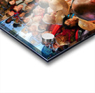 Crowd gathers at grotto of nativity in Bethlehem Israel Acrylic print