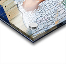 West Bank separation wall covered in art in Bethlehem Jerusalem Acrylic print