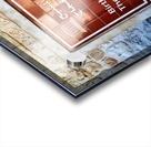 A sign marks the Church of the Nativity in Bethlehem Israel Acrylic print