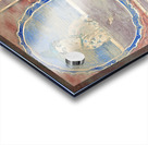 Woman smiles while looking out of a window in Mandawa Rajasthan Acrylic print