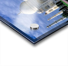 Taj Mahal stands in Agra with clear sky and reflecting pool Acrylic print