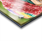 Senior man in colorful turban in Deshnok Rajasthan India Acrylic print