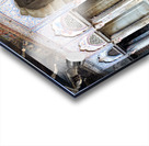 Decorated painted houses and colorful clothes in Mandawa Rajasth Acrylic print