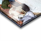 Men playing cards on the street in Bikaner Rajasthan during the Acrylic print