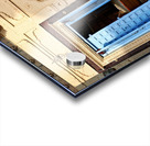 Decorated painted house in Jaisalmer Rajasthan shows local art Acrylic print