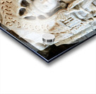 Carved statue inside Jain temples in Ranakpur Rajasthan Acrylic print