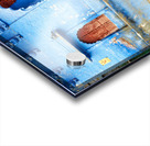 Walking along the blue streets of Jodhpur in Rajasthan India Acrylic print