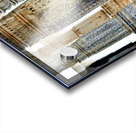 Jain old temples with intricate pillars in Ranakpur Rajasthan Acrylic print