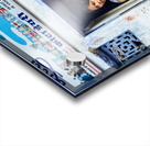 Women stand at their house door in Bundi Rajasthan Acrylic print