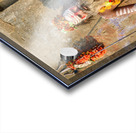 Portrait of a holy man sadhu in Orchha Madhya Pradesh India Acrylic print