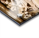 Hindu temples of Khajuraho show carvings of daily life and ritua Acrylic print