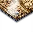 Hindu temples in Khajuraho with erotic carvings and sculptures Acrylic print