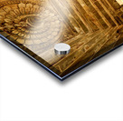 Nandi shrine in Khajuraho Madhya Pradesh shows ancient stone ca Acrylic print