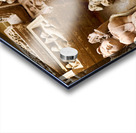 Hindu temples in Khajuraho display intricate erotic carvings Acrylic print