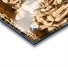 Hindu temples in Khajuraho display intricate carvings of life Acrylic print