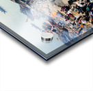 Cremation rites by the river Ganges in Varanasi India Acrylic print