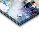 Cows roam the streets of Varanasi Benares Uttar Pradesh Acrylic print