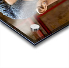 Statues of Christmas nativity scene at artisan workshops in Napl Acrylic print