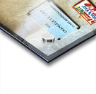 Street graffiti in Quartieri Spagnoli Naples showcases local cu Acrylic print