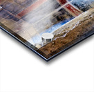 Exploring ancient wall paintings in Pompeii in Naples Campania I Acrylic print