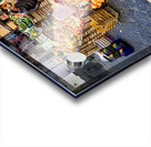 Greengrocer selling fruits and vegetables in Naples Campania Ita Acrylic print