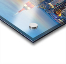 Manhattan aerial view showing Empire State Building at sunset Acrylic print