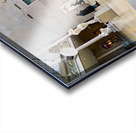 Visitors explore Engelhard Court at the Met in Manhattan Acrylic print