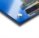 Manhattan skyline view with skyscrapers and waterfront area Acrylic print