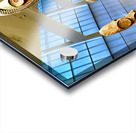 Oceanic art displayed in the Metropolitan Museum of Art in Manha Acrylic print