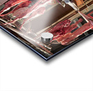 Market scene in Catania with fresh meat on display Acrylic print