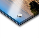 View from Mount Nebo shows signs and the Landscape of Jordan Acrylic print