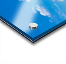 Ruins of the Citadel in Amman with pillars and cloudy sky Acrylic print